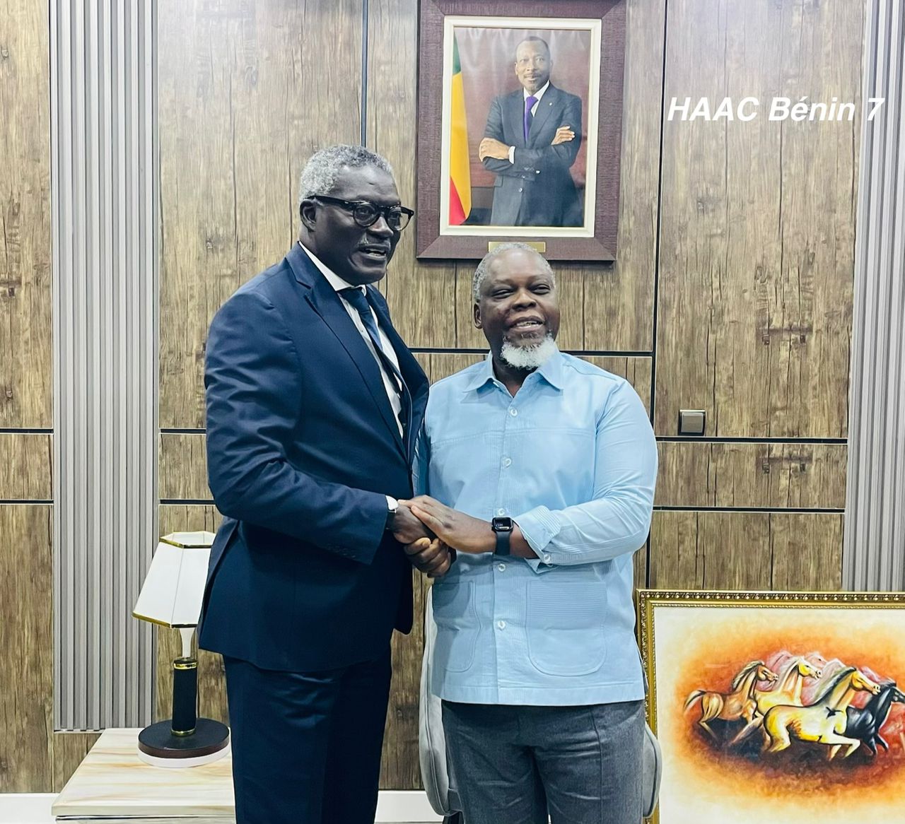 En fin de mission au Bénin: le Représentant Résident de la CEDEAO, S.E.M. Amadou DIONGUE,  fait ses adieux au Président Edouard LOKO